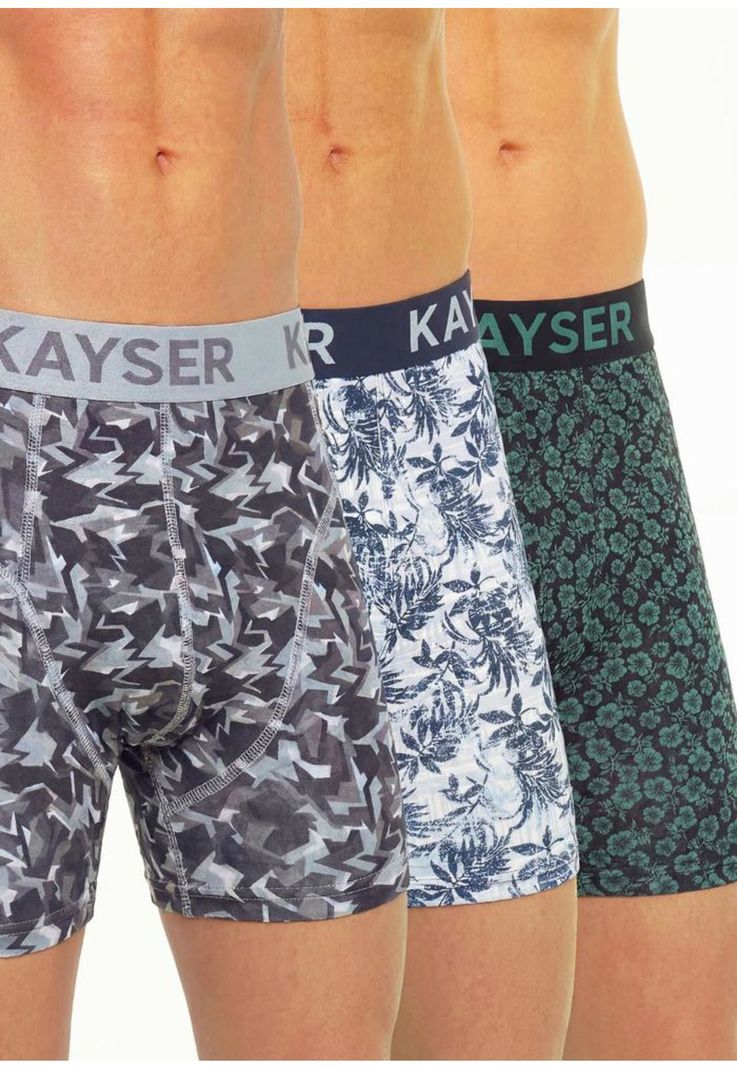 Pack 3 Boxer Algodon P393.276-GRI Gris S