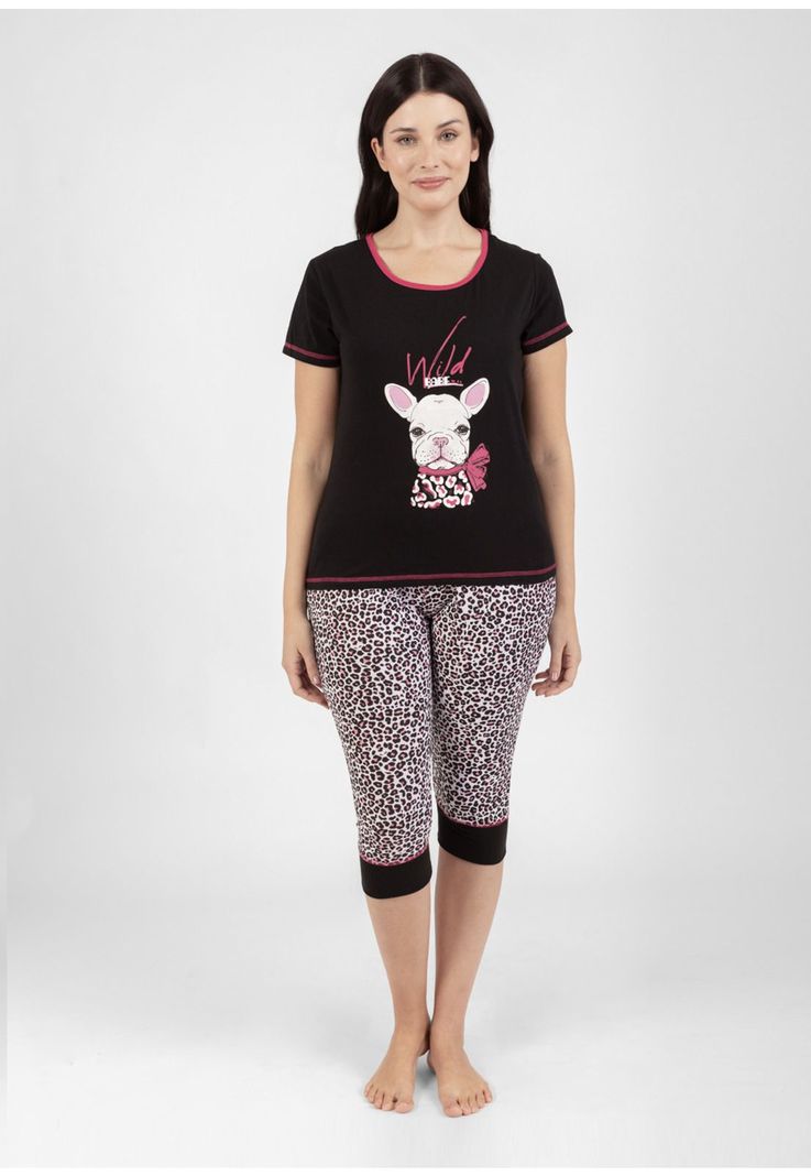 Pijama Capri algodón 70.905-NEG Kayser-0