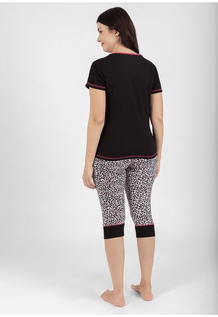 Pijama Capri algodón 70.905-NEG Kayser-1