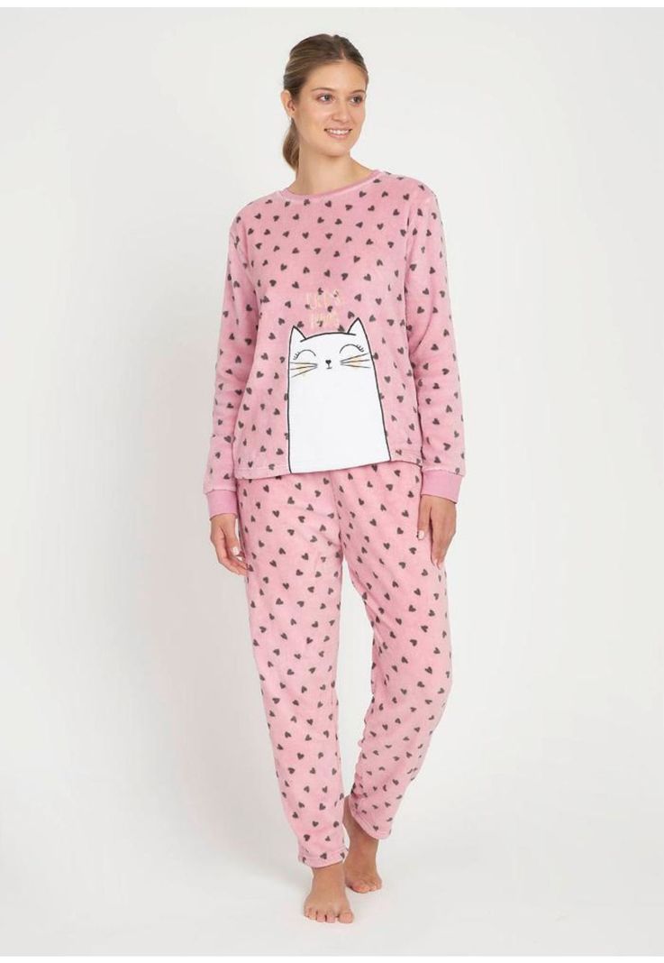 Pijama de Mujer Coral Fleece 60.1581M Kayser-0