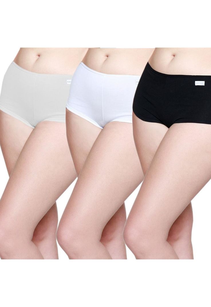 Pack 3x pantaleta algodon P314.185-NEG Kayser Negro S