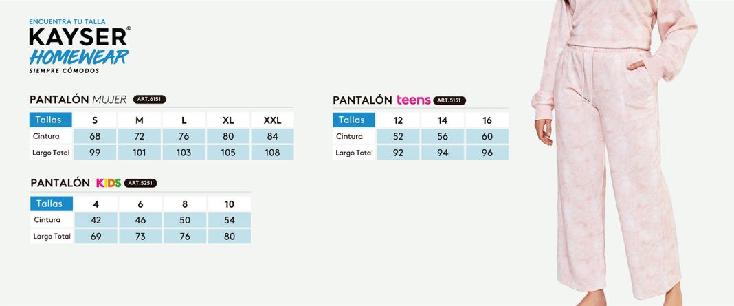 Pantalon buzo Algodón Teens Negro 5652-NEG Kayser-3