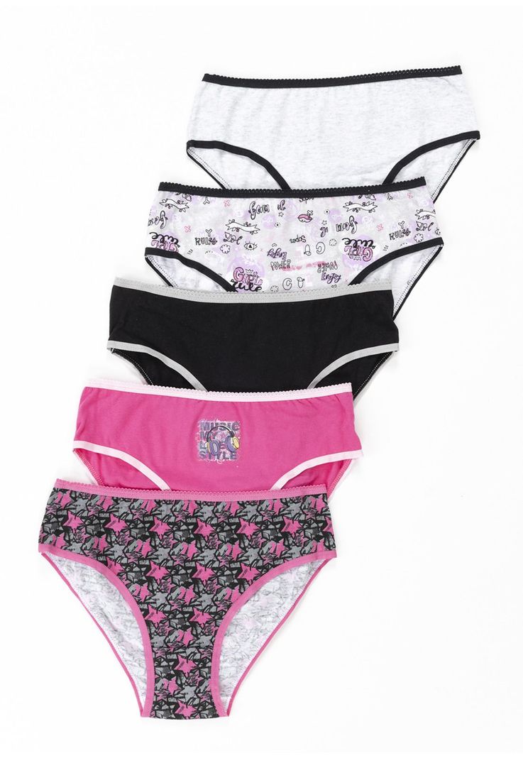 Pack 5x Bikini Algodón P516.185-NEG1 Kayser-0