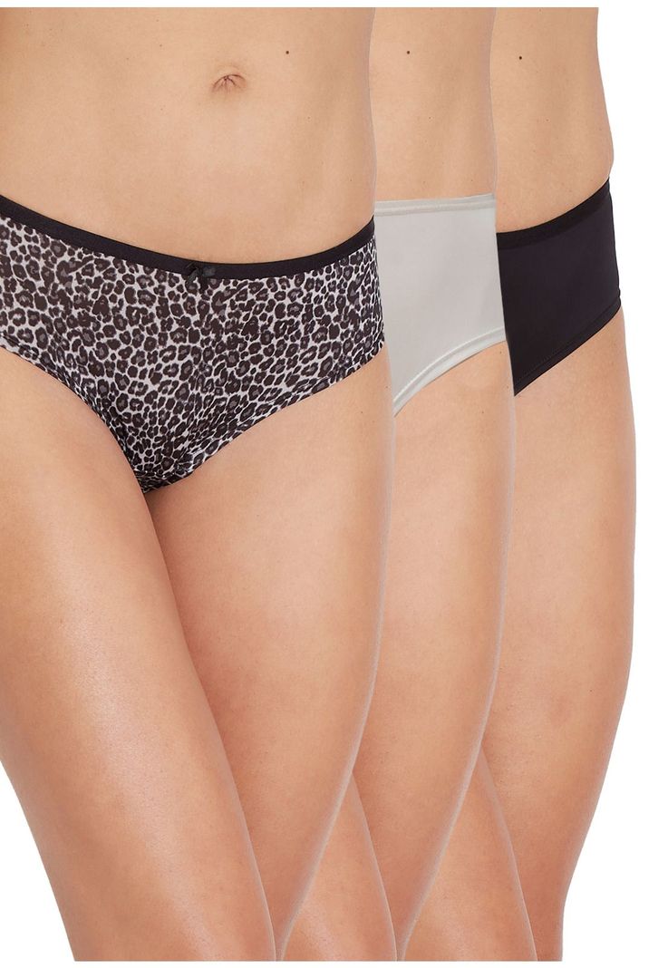 Pack 3x pantaleta microfibra P314.15-NEG9 Kayser-0