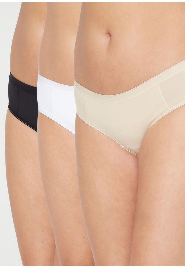 Pack 3X Pantaleta Microfibra P314.033-SUR Kayser Blanco S