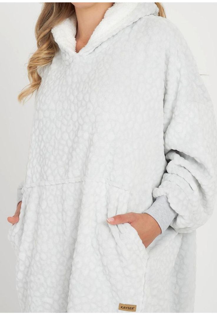 Poleron frazada Mujer Coral fleece 6025 KAYSER-2