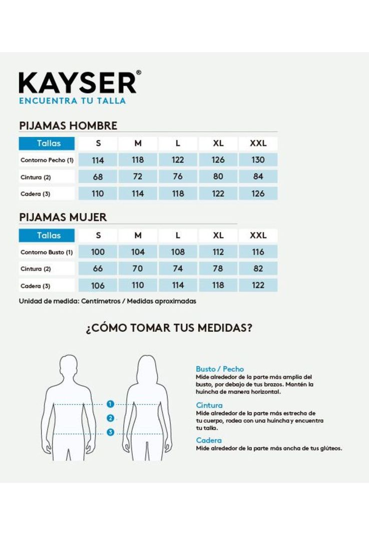 Pijama de Mujer Algodón 60.1591M Kayser-4