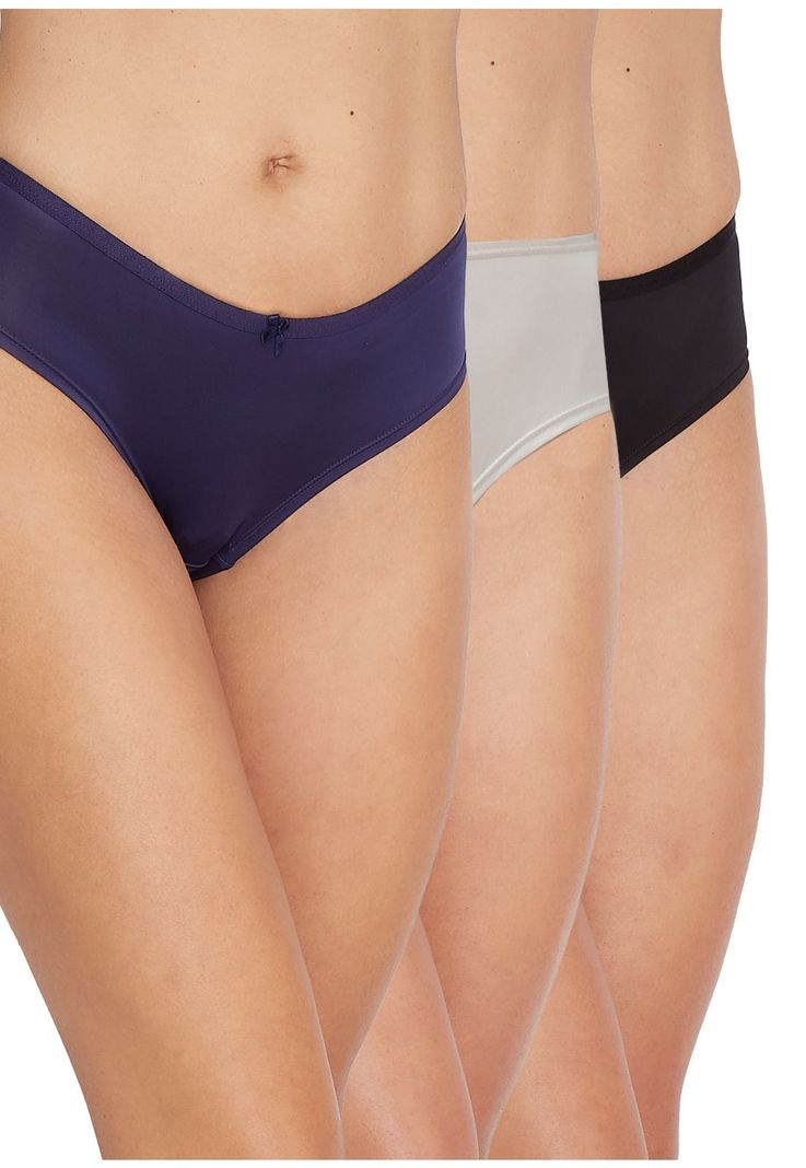 Pack 3x pantaleta microfibra P314.05-AZU4 Kayser-0