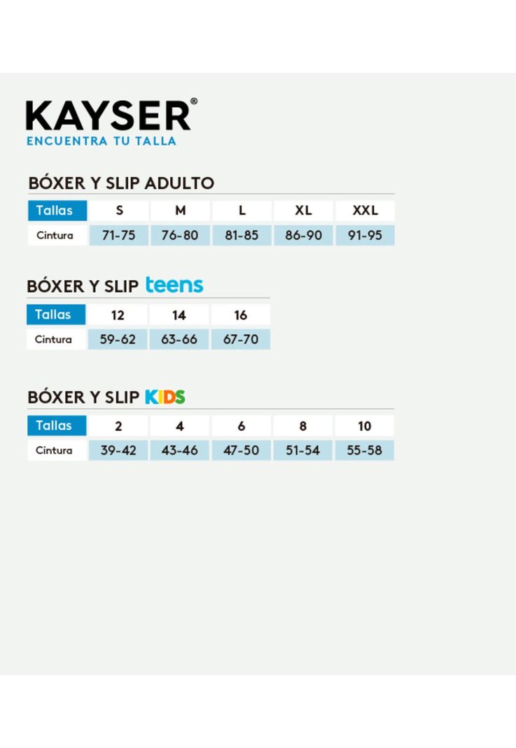 Pack 5x slip midi algodón P595041M-AZU Kayser-6