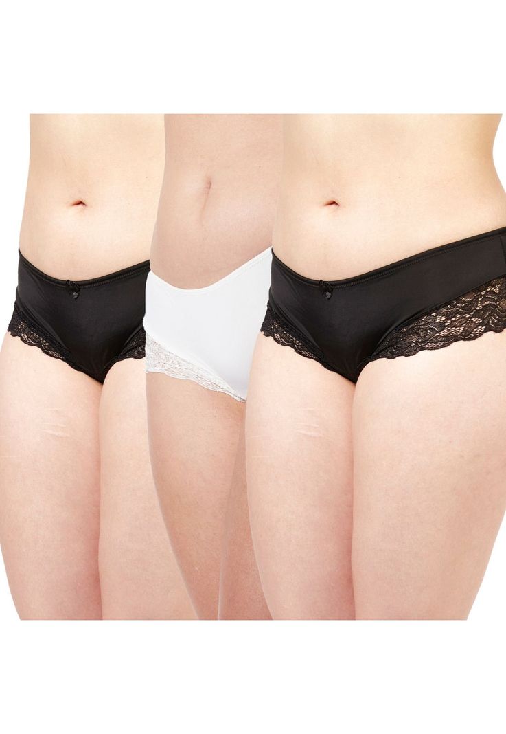 Pack 3x pantaleta de microfibra P314.150M-BLA Kayser-0