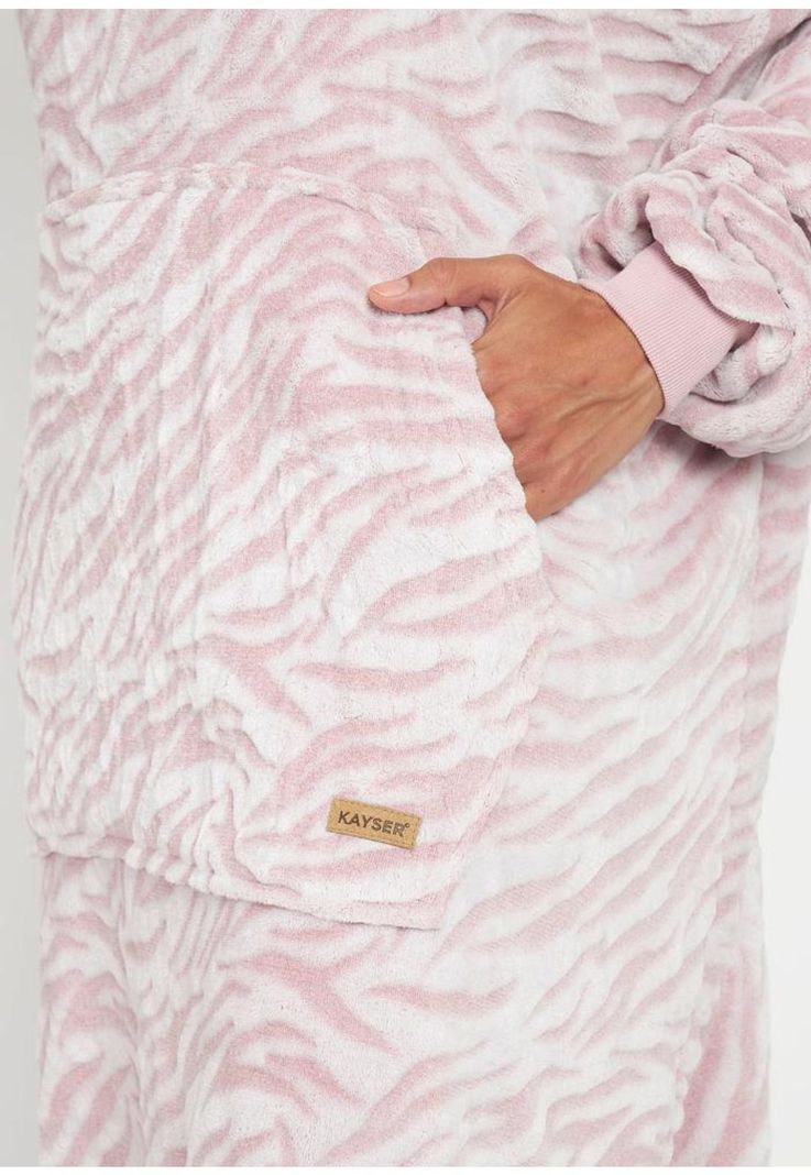 Poleron frazada Mujer Coral fleece 6025-ROS KAYSER-3