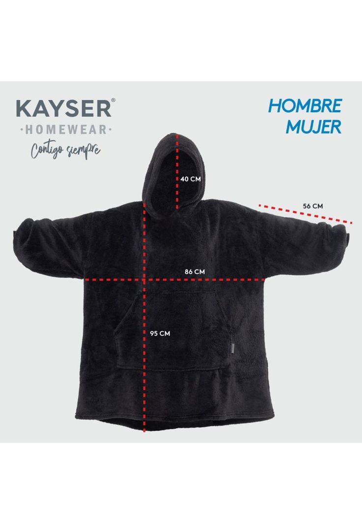 Poleron frazada Mujer Coral fleece 6025-ROS KAYSER-4