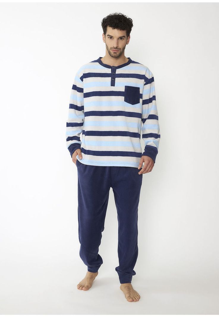 PIJAMA HOMBRE POLAR 67.1248-AZU KAYSER-0