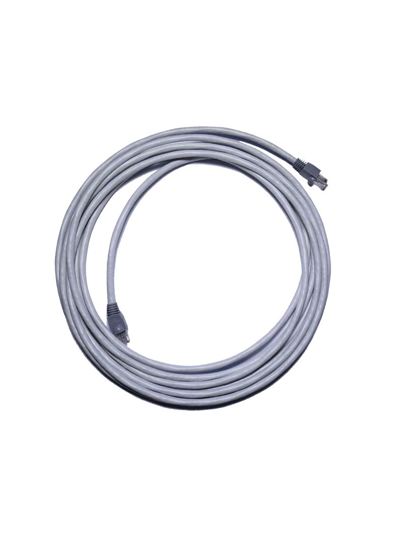 Cable De Red 5 Metros Trimerx Gris Cat6 Utp Rj45 100% Cobre-0