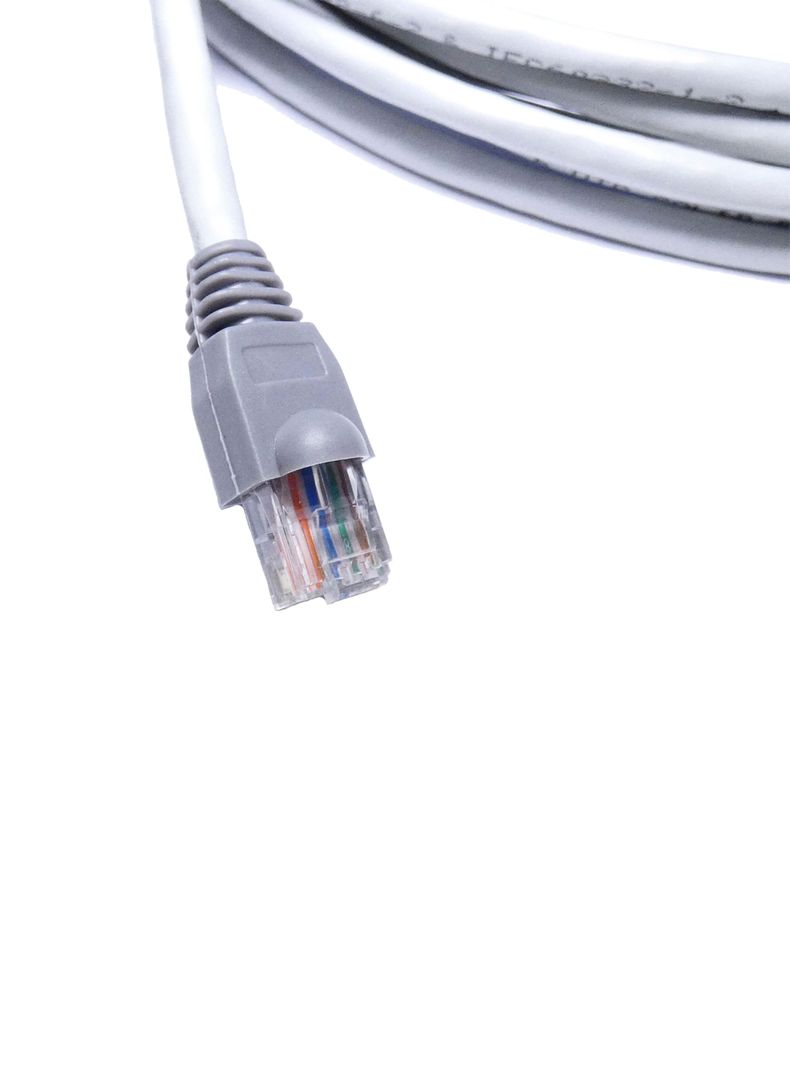 Cable De Red 10 Metros Trimerx Gris Cat6 Utp Rj45 100% Cobre-3