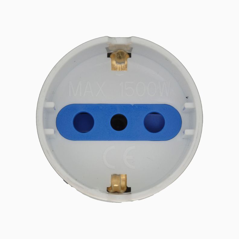 Enchufe Adaptador Schuko 1500w Philco - Sello Sec-0