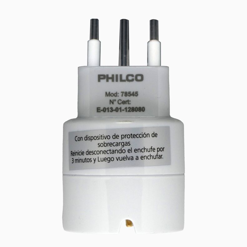 Enchufe Adaptador Schuko 1500w Philco - Sello Sec-2