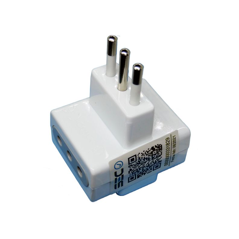 Adaptador Enchufe Triple - Macrotel - Certificado Sello Sec-1