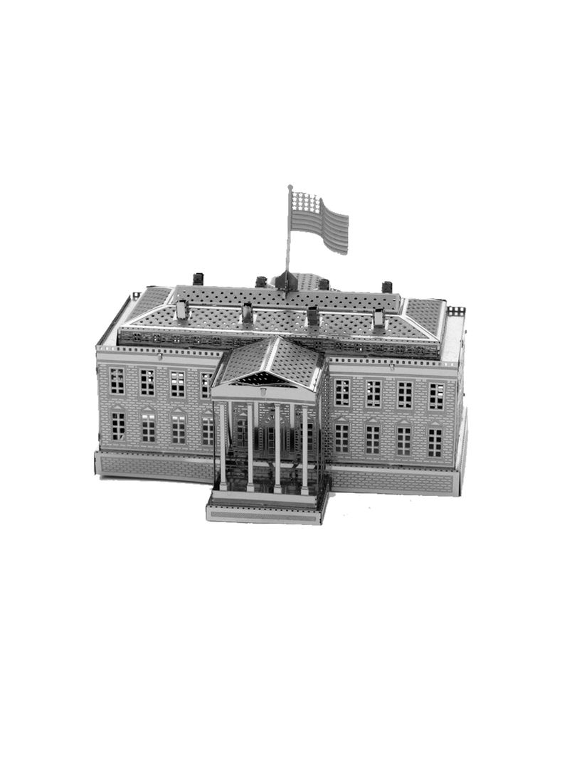 Puzzle 3d Metálico - Casa Blanca - Eeuu-0