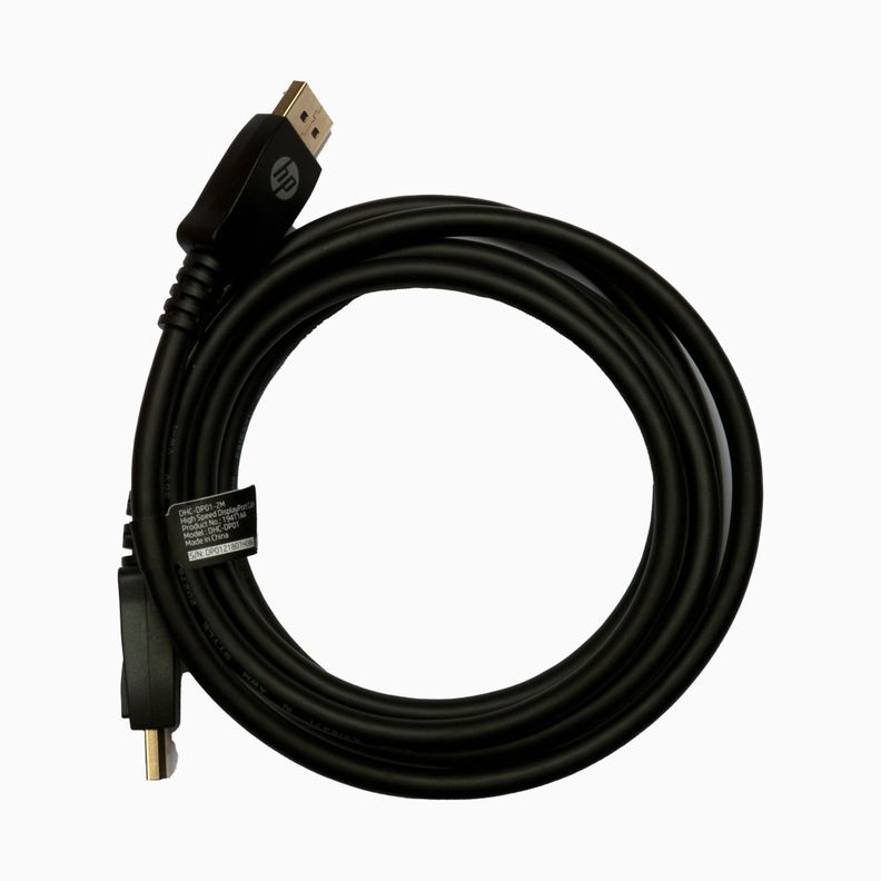 Cable Displayport Hp - 2m - 4k Uhd - 3d - Full Hd-0