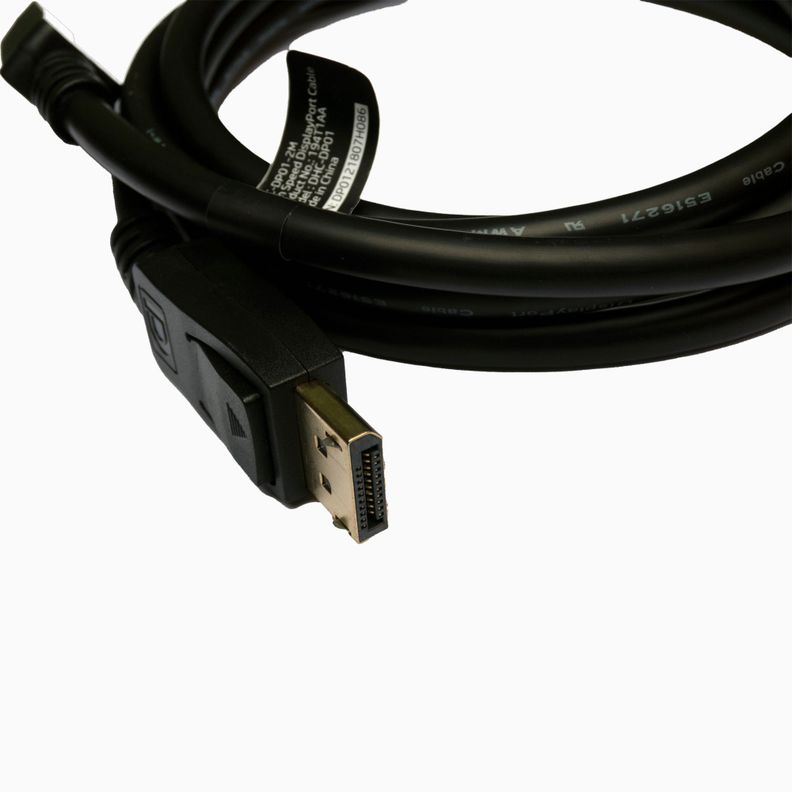 Cable Displayport Hp - 2m - 4k Uhd - 3d - Full Hd-1