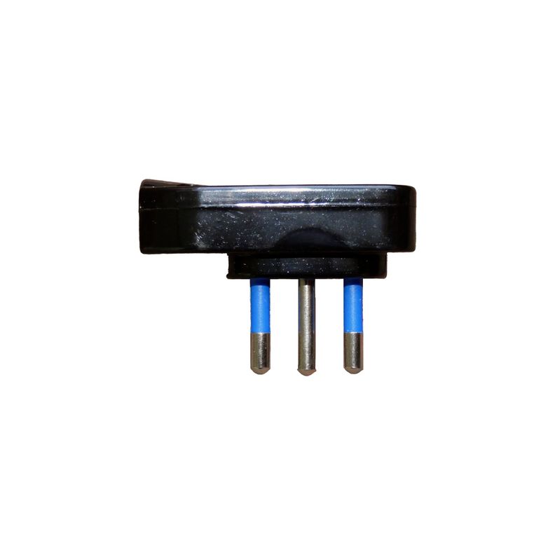 Enchufe Macho Horizontal Negro 1500w Philco - Sello Sec-0
