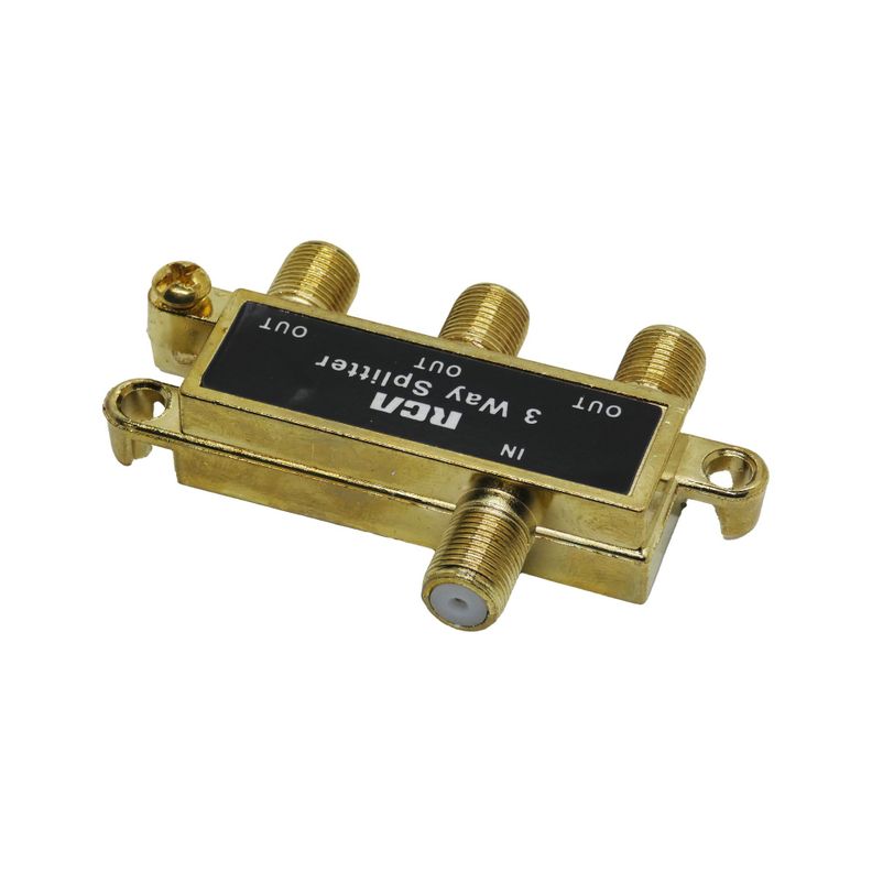 Splitter Coaxial 1x3 Rca -  Tv / Cable-1