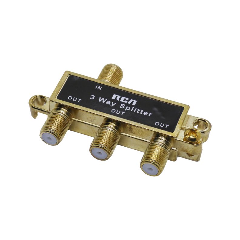 Splitter Coaxial 1x3 Rca -  Tv / Cable-2