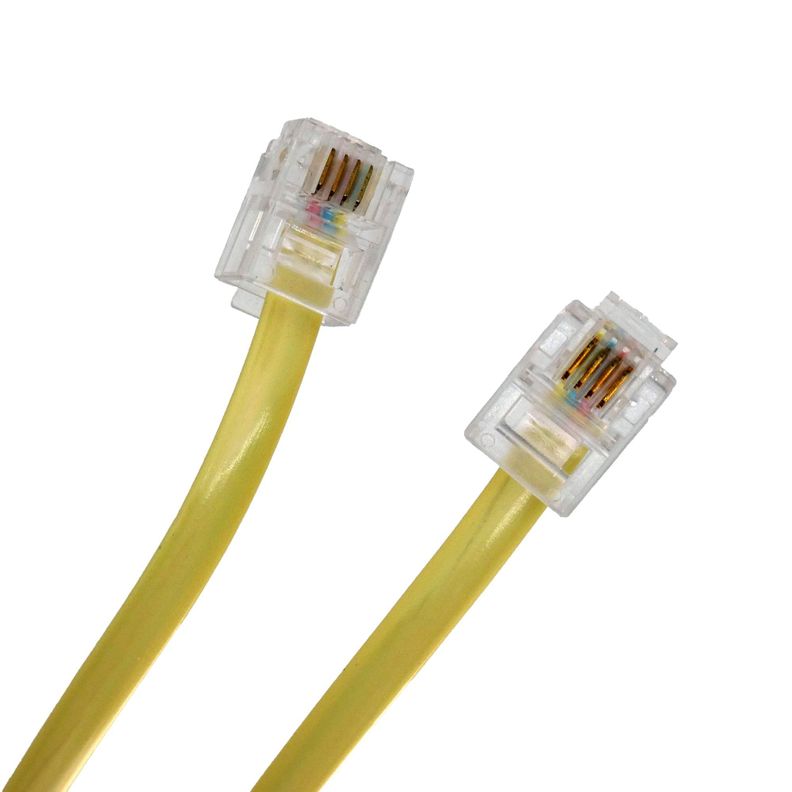 Cable Extensión De Teléfono marfil De 3 Metros-1
