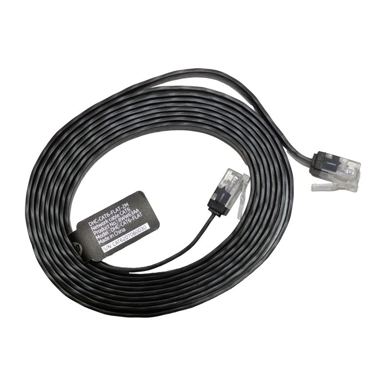 Cable De Red Hp flat 2 Metros - Cat6 - 1 Gigabit Ethernet / Lan-0