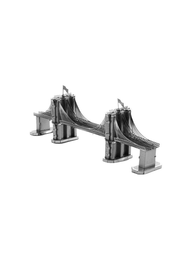 Puzzle 3d Metálico - Puente De Brooklyn - Eeuu-0