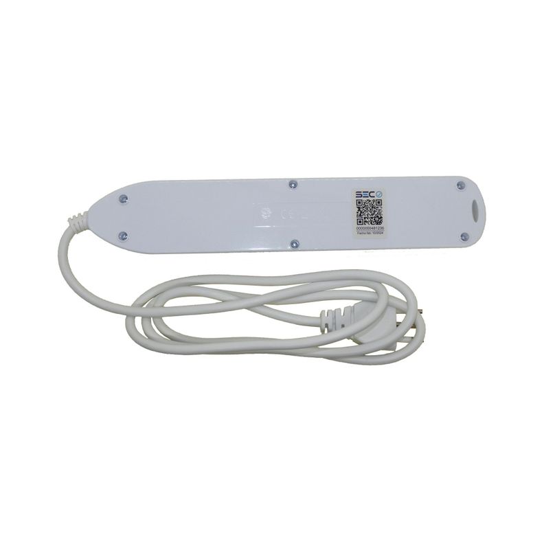 Zapatilla Eléctrica 6 Tomas / Con Usb Blanco Macrotel - Sec-2