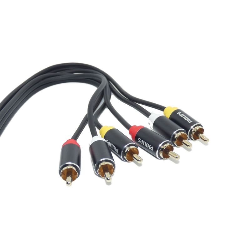 Cable Rca De Audio Y Video Stereo 1,2m Philips-1