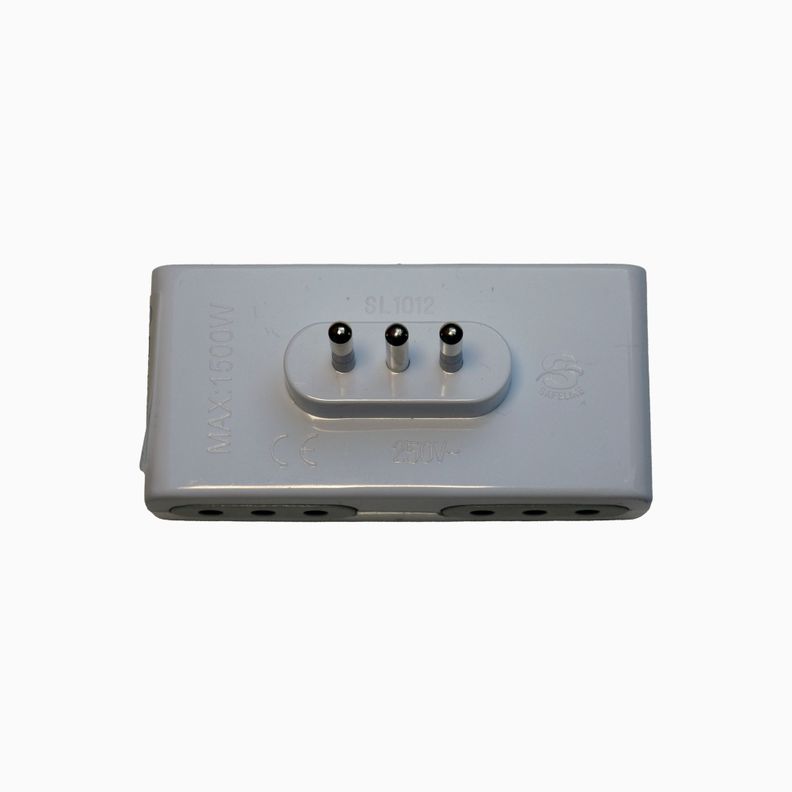 Adaptador Eléctrico / Enchufe 4 Tomas - Macrotel - Sello Sec-1