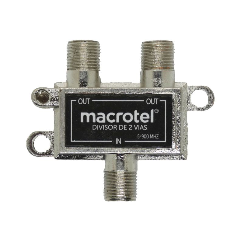 Splitter Coaxial 1x2 Tv Y Cable Macrotel-0