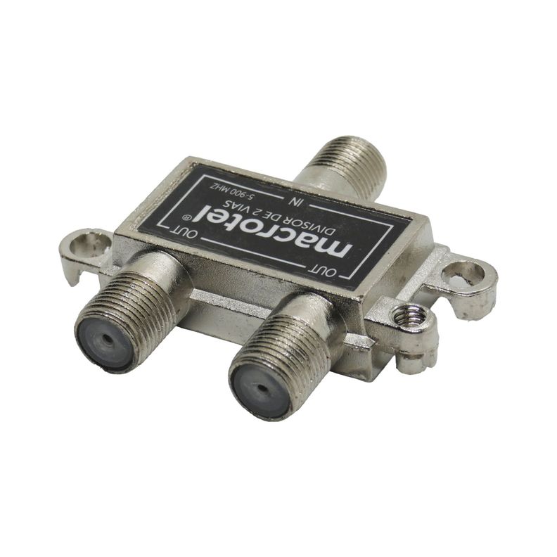 Splitter Coaxial 1x2 Tv Y Cable Macrotel-2
