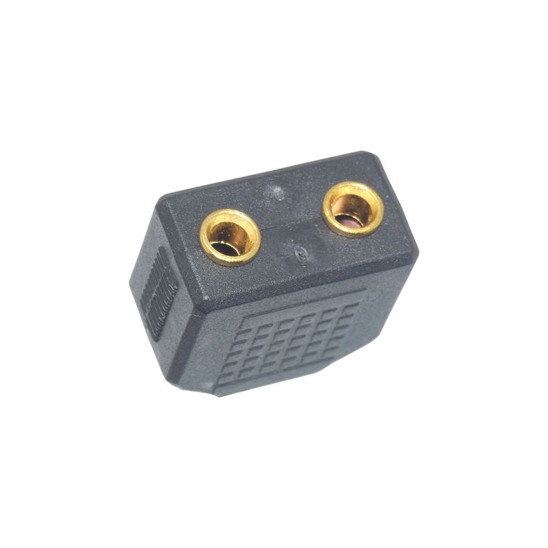 Adaptador De Audífonos Stereo 3,5mm 1x2 Macrotel-1