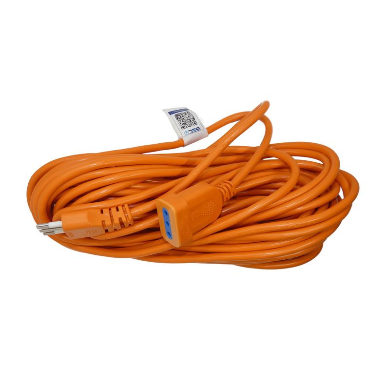 Alargador Eléctrico Naranjo 15 Mts Macrotel - Sello Sec-0
