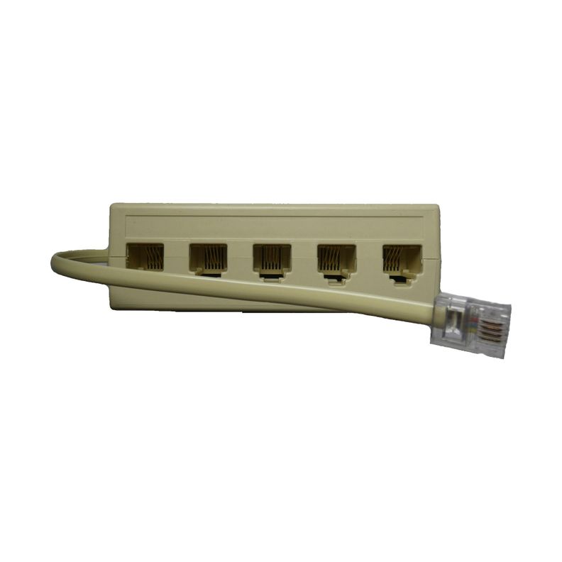 Splitter De Teléfono Fijo 1x5 - Rj11 - Telefonía-0