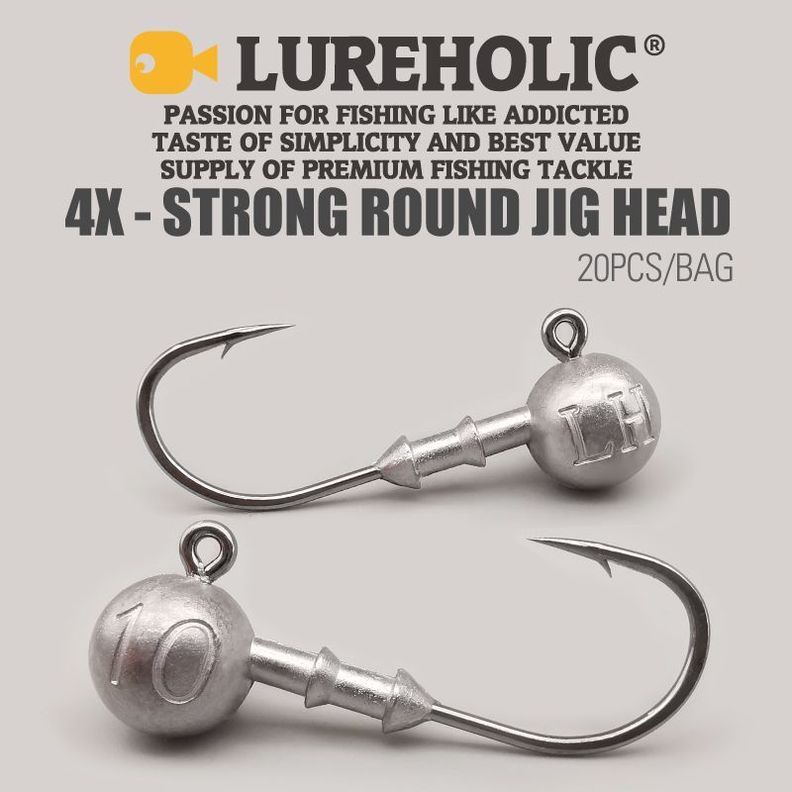 JIG HEAD LUREHOLIC 4X STRONG 5GR 20UN-0