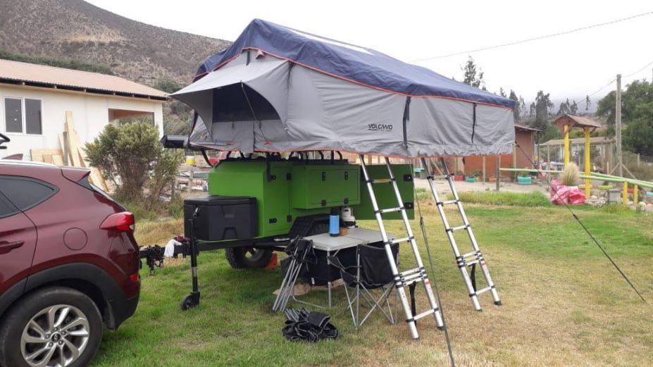 Carpa de Techo Volcano C/Luz LED 2,2 MT PREMIUM Modelo 2024-0