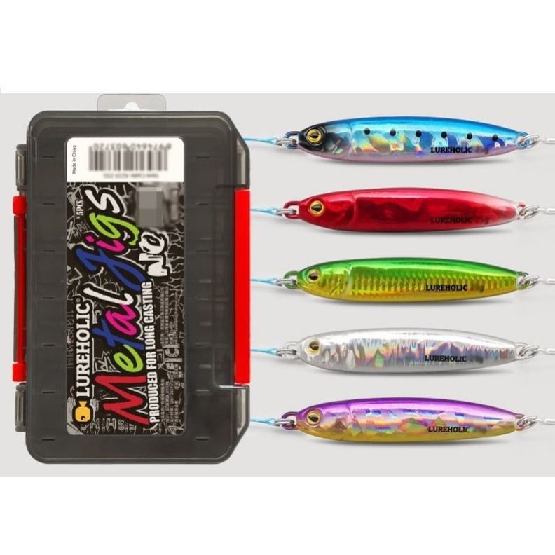 JIGS LUREHOLIC DEMON SNAKE X5 + CAJA A219-10G-1