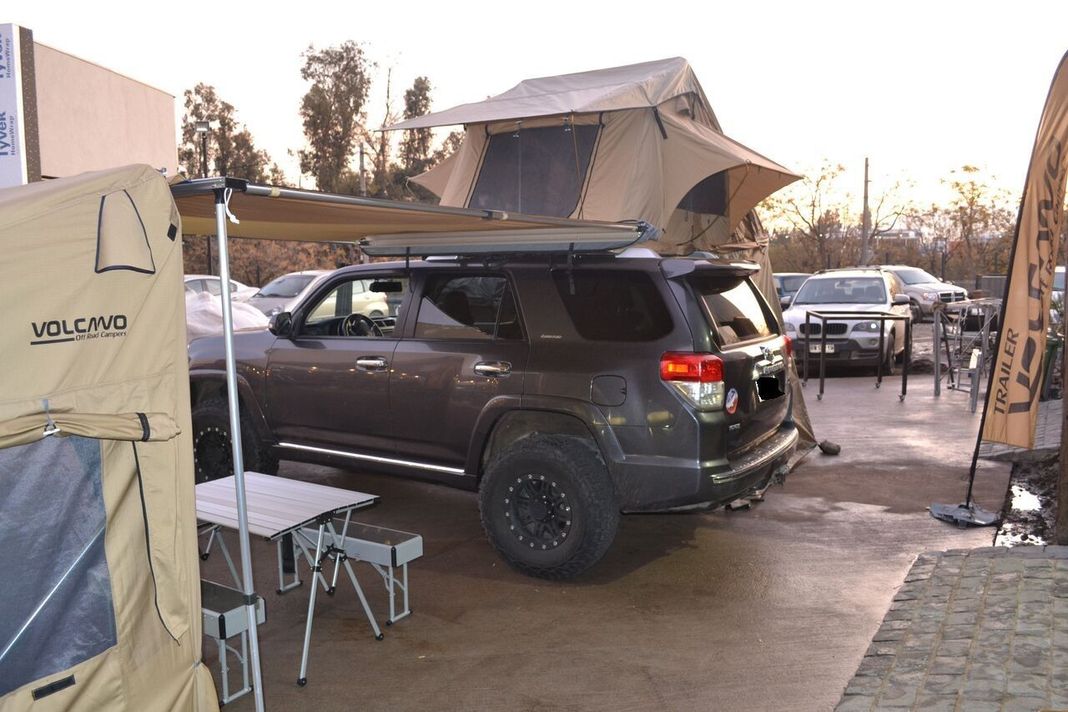 Toldo Volcano Off Road 2,5 x2,5 Gris C/luz Led-2