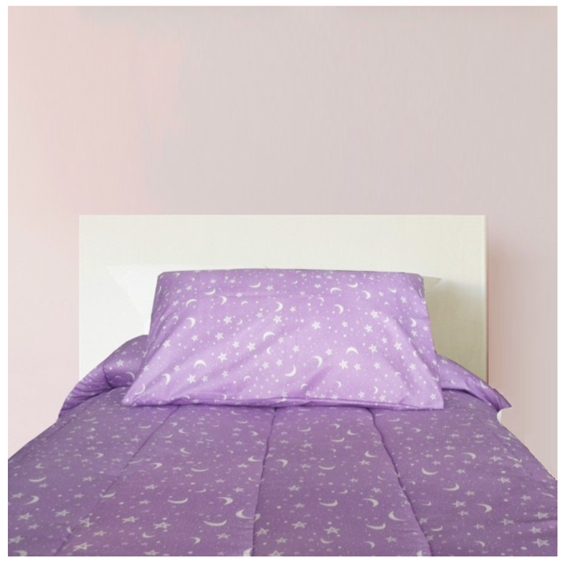 Plumon Infantil 1,5 plazas Space Girl con Funda para Almohada-0