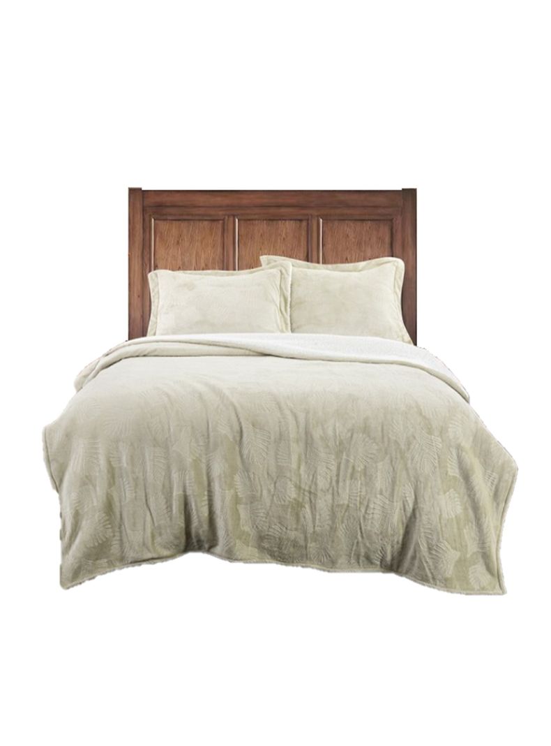 Cobertor Quilt Sherpa Embossed 2.0 Plazas con 2 Fundas de Almohada Mod Tinsel-0