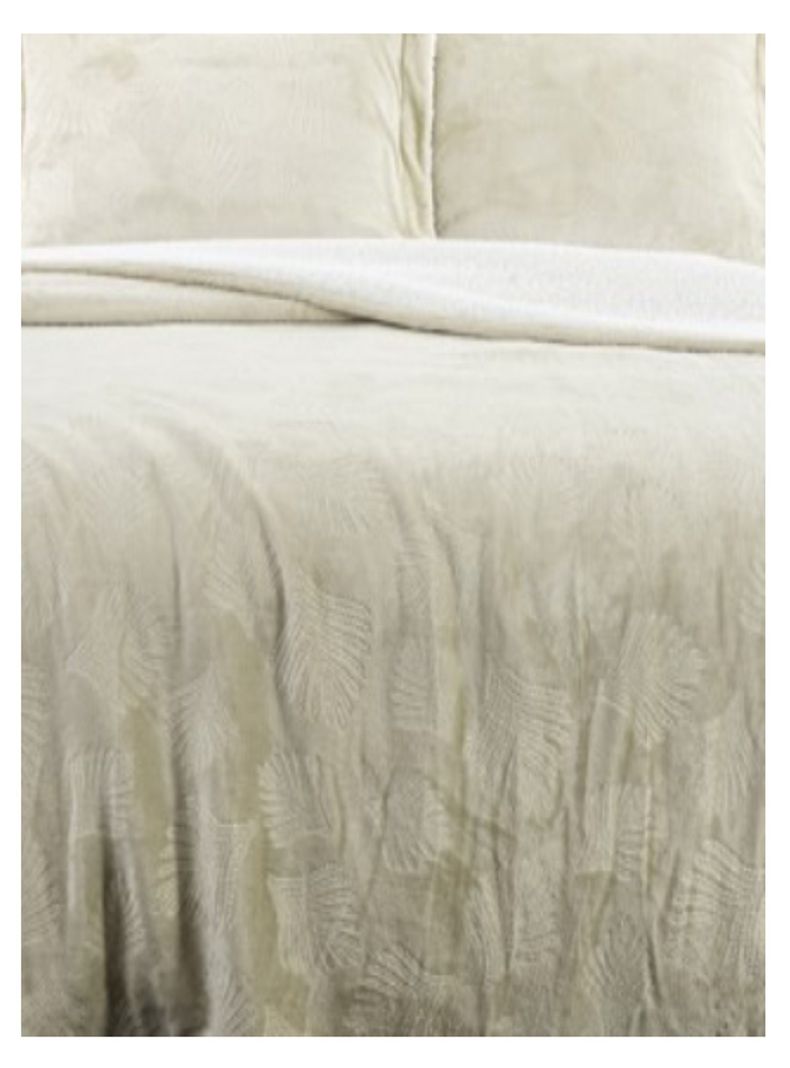 Cobertor Quilt Sherpa Embossed 2.0 Plazas con 2 Fundas de Almohada Mod Tinsel-1