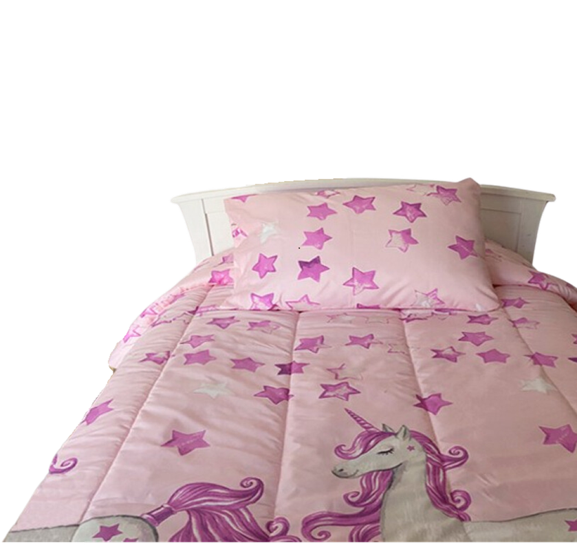 Plumon Infantil 1,5 plazas Girl con Funda para Almohadas-0