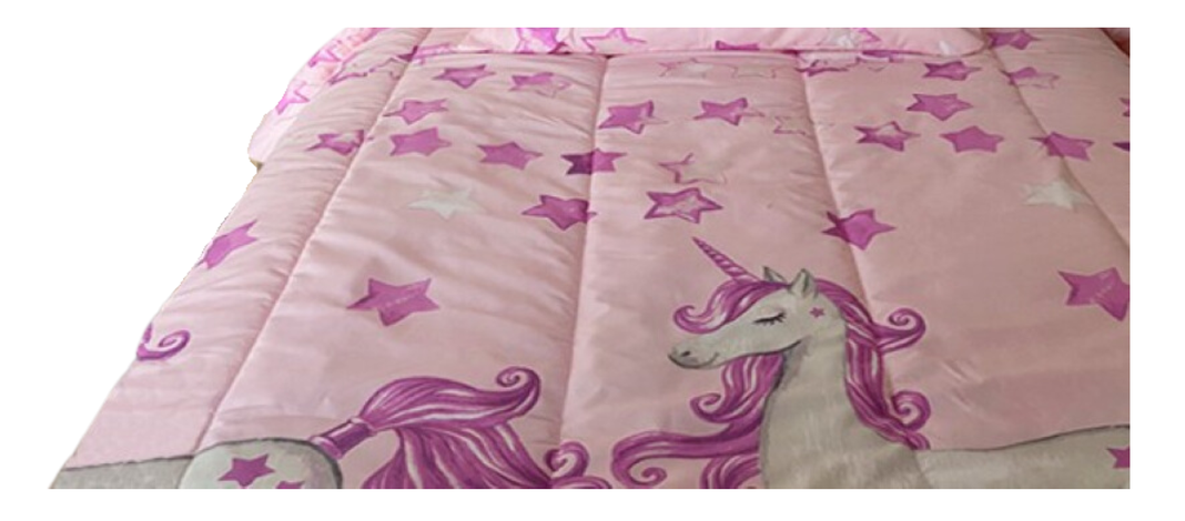 Plumon Infantil 1,5 plazas Girl con Funda para Almohadas-1