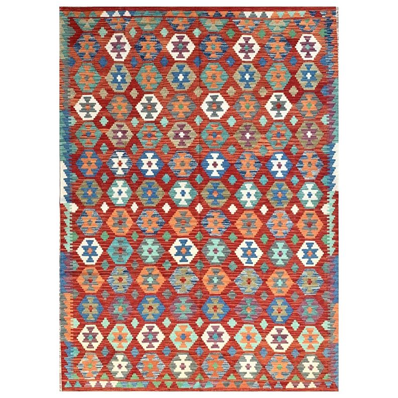 Alfombras Kilim Vegi 211 x 294 cm - Hecha a Mano-0