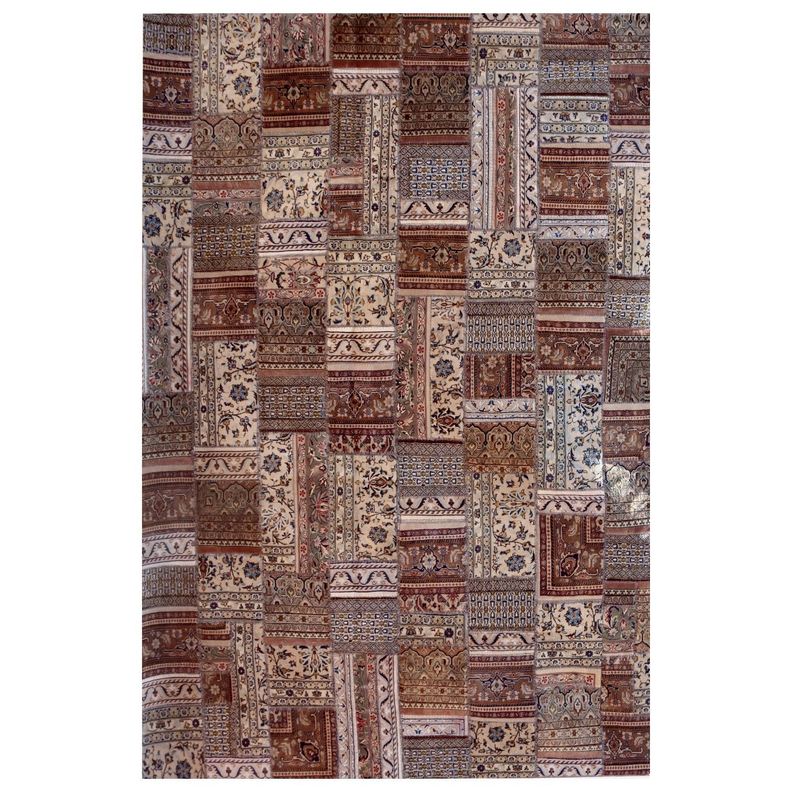 Alfombra Patchwork Vintage 249 x 306 cm - Hecho a Mano-0
